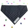Dog bandana in red, blue, black or pink for girl or boys, thumbnail 7 of 9