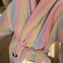 The Pastel Striped Bath Robe Dressing Gown, thumbnail 2 of 8