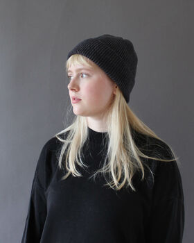 Lambswool Rib Beanie Hat In 14 Colours, 3 of 12