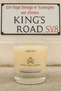 Little Miss Chelsea Peppercorn And Patchouli Scented Candle, 2 of 6