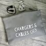 Personalised Chargers And Cables Pouch, thumbnail 3 of 4