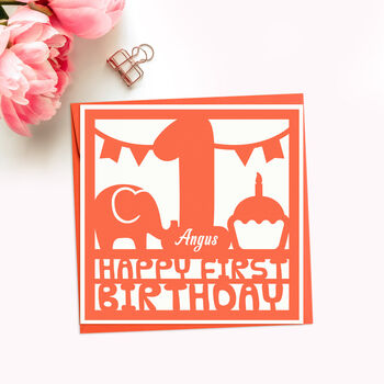 Personalised 1st Birthday Card, 5 of 7