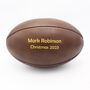 Personalised Vintage Leather Rugby Ball, thumbnail 2 of 7