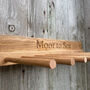 Engraved Oak Welly Boot Rack, thumbnail 3 of 9