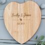 Personalised Couple’s Heart Chopping Board, thumbnail 3 of 4