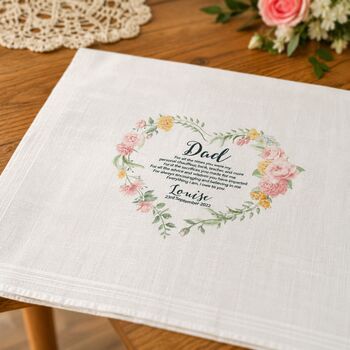 Father Of The Bride Handkerchief Pair, 3 of 9