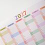 2027 Large A1 Year Wall Planner | Portrait | Soft Focus, thumbnail 4 of 7