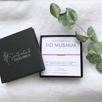 Little Wish For Eid Silk Bracelet, 4 of 5