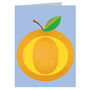 Mini O For Orange Card, thumbnail 2 of 5