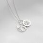Map And Compass Necklace, Travel Necklace Gift For Her, thumbnail 1 of 9