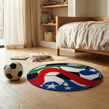 My Mat Nylon Indoor Pattern Football Mats Three Designs, 4 of 9