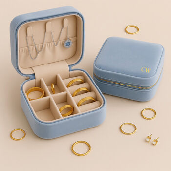 Personalised Velvet Jewellery Organiser, 11 of 12