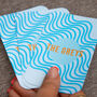 Personalised Wave Spot Uv Playing Cards In A Tin, thumbnail 2 of 8