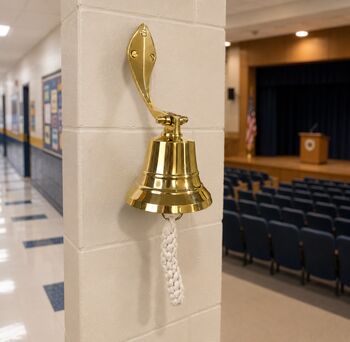 Marine Brass Wall Hanging Bell, 3 of 12