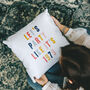 'Let's Party Like It's…' Personalised Year Cushion, thumbnail 2 of 4