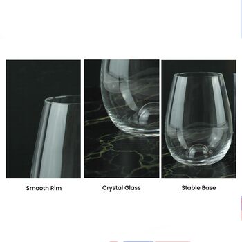 Personalised Couple's Anniversary Wine Goblet Pair, 5 of 5