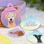 Premium Dog Name Tag Personalised Ombre, thumbnail 4 of 12