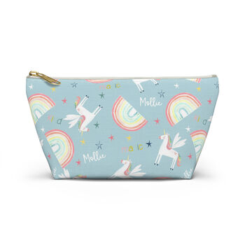 Children's Personalised Unicorn Wash Or Accessory Bag, 2 of 10