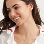 Hampton Ruby And Gold Vermeil Necklace, thumbnail 3 of 5