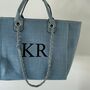 Personalised Colourful Large Chain Tote Beach Bag, thumbnail 6 of 7