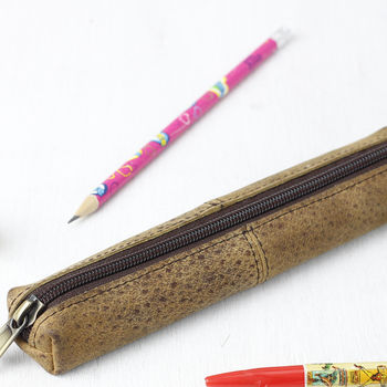 Mini Leather Pencil Case, 3 of 4