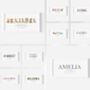 Personalised Children's Name Print | Nursery Wall Art | Animals, thumbnail 5 of 10