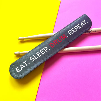 Drum Sticks Holder Eat Sleep Drum Repeat, 3 of 7