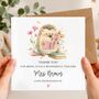 Teacher Thank You Card, Key Worker Appreciation End Of Term Gift, Hedgehog, thumbnail 1 of 3