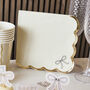 Black Bow And Cream Party Napkins X 16, thumbnail 3 of 3