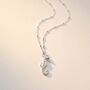 Gold Or Silver Seahorse Pendant Necklace, thumbnail 1 of 4