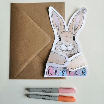 Cute Easter Bunny Card, 3 of 4