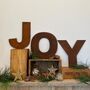 Joy Christmas Decorations For The Firepalce Mantle Wall, thumbnail 2 of 3