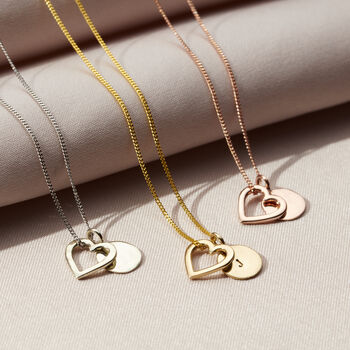 9ct Gold Heart And Tag Necklace, 4 of 6