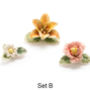 Delicate Porcelain Flower Magnets Set Of Three, thumbnail 6 of 6