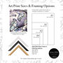 Verbena Floral Fine Art Giclée Print | A4, A3, A2, A1, thumbnail 3 of 3