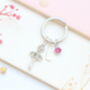Personalised Ballerina Keyring Ballet Dancer Gift, thumbnail 5 of 10