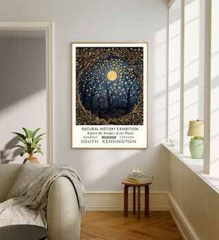 Natural History Museum Midnight Wonders Art Print, 2 of 4