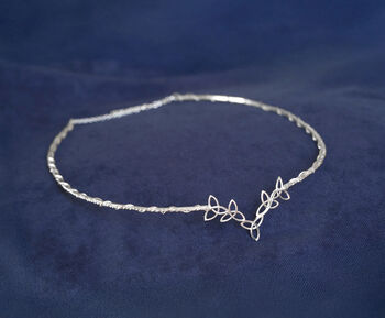 Handmade Wedding Tiara In Solid Sterling Silver, 2 of 3