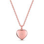 Diamond Heart Urn Necklace 18 K Rose Gold Plated Silver, thumbnail 1 of 5