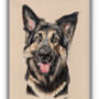Personalised Hand Drawn Pet Portrait Made To Order, thumbnail 2 of 7