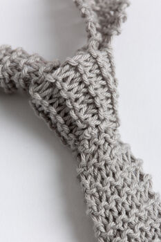 Mens Tie Duo Knitting Kit, 4 of 9