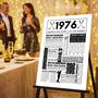 1976 Personalised 50th Birthday Golf Print, thumbnail 7 of 10