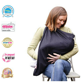 Mamascarf Breastfeeding Cover And Bamboo Breast Pads, 3 of 10