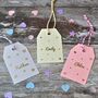 Personalised Gold Foiled Name Wedding Favour Tag, thumbnail 5 of 5