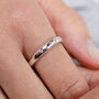 Family Birthstone Elegant Cosmo Personalised Ring, thumbnail 3 of 9