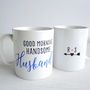Personalised Husband And Wife Pair Of Mugs, thumbnail 4 of 5