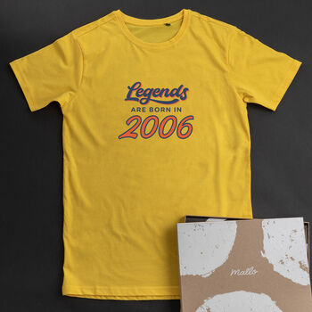 'Legends Are Born In' 18th Birthday T Shirt, 2 of 7