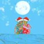 Wild Swim Christmas Card Sea Sisters, thumbnail 1 of 1