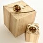 Wood And Silver Cufflinks, thumbnail 2 of 4