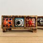 Mini Wooden Three Drawer Ceramic Chest Trinket Box, thumbnail 1 of 10